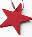 star keychain made of felt