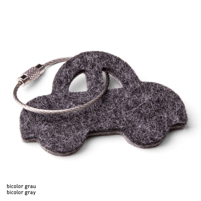 Car keychain made of felt