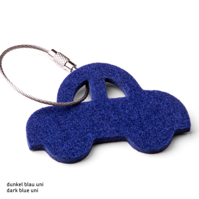 Car keychain made of felt