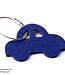 Car keychain made of felt