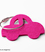 Car keychain made of felt