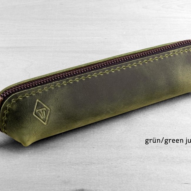 Case for pencils small of leather