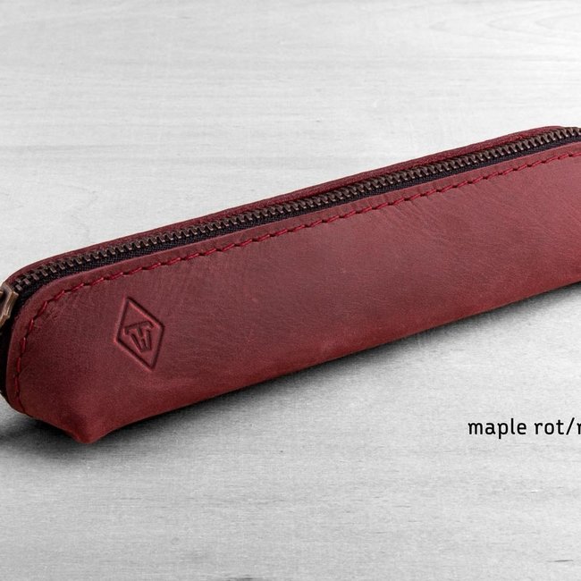 Case for pencils small of leather