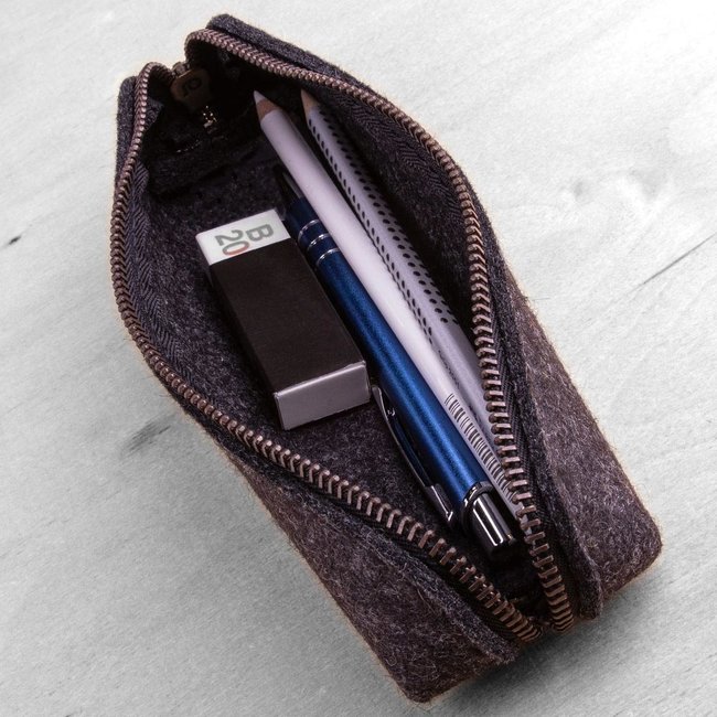 small felt pencil case / pouch SIEBENDING