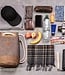 duffel bag, backpack, gym bag felt nature mixed / leather „hazel” – MEERWERK as a daypack or sports bag women and men