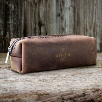 handmade leather pencil case