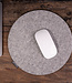 Mouse pad round made of felt