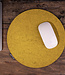 Mouse pad round made of felt
