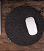 Mouse pad round made of felt