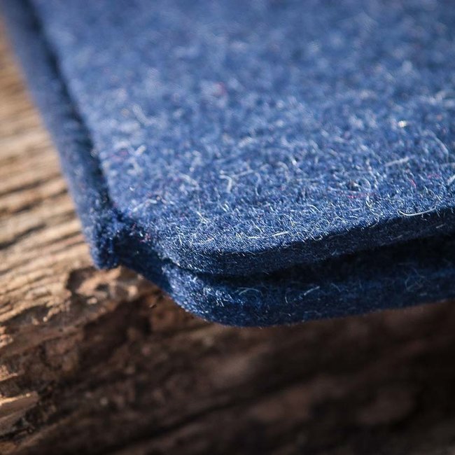 Felt leather mix pixel case for Google