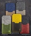 Felt leather mix pixel case for Google