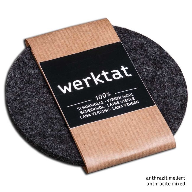 round coasters felt 10 cm - 45 cm, wool