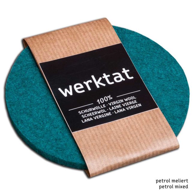 round coasters felt 10 cm - 45 cm, wool