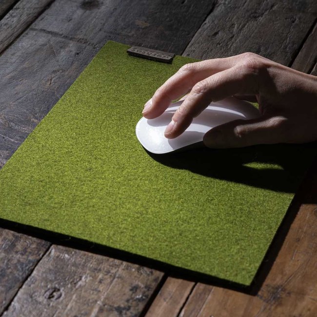Mouse pad made of felt