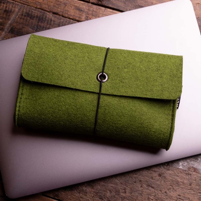 Felt cable pouch
