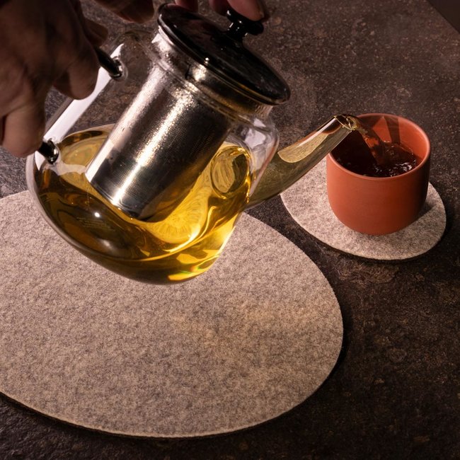 ovales Tischset Filz