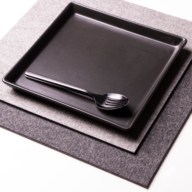 Tablemats angular square of felt