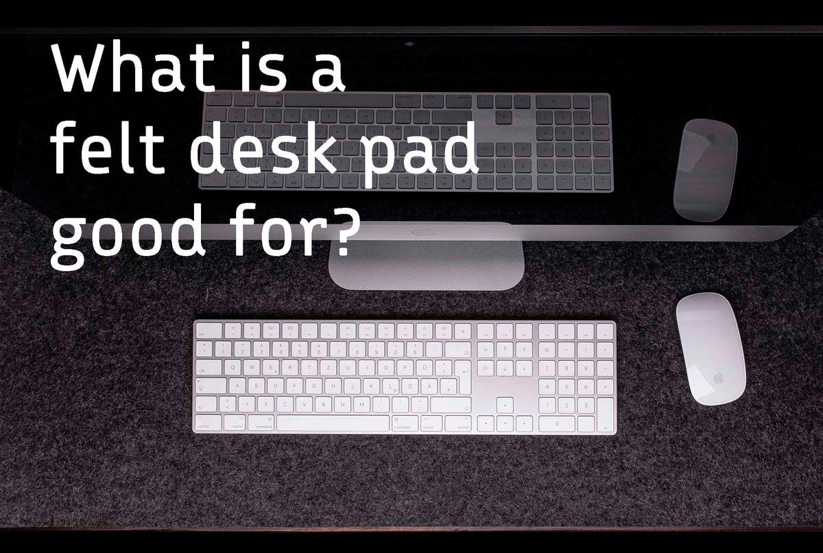 desktop pad felt custom size - werktat