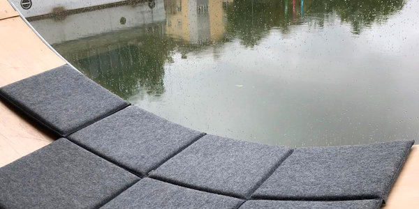 Filz Sitzkissen machen Kunst gemütlich