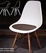 Felt pad two-tone for für Eames Plastic Side Chair