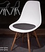 Seat pad, two-tone felt for für Eames Plastic Side Chair