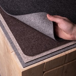 felt seat mat square – two-tone felt pad 5 mm