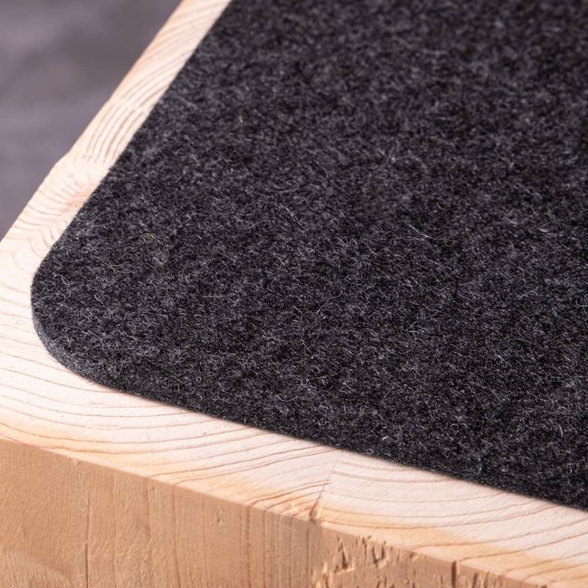 seating mat square felt angular & rounded