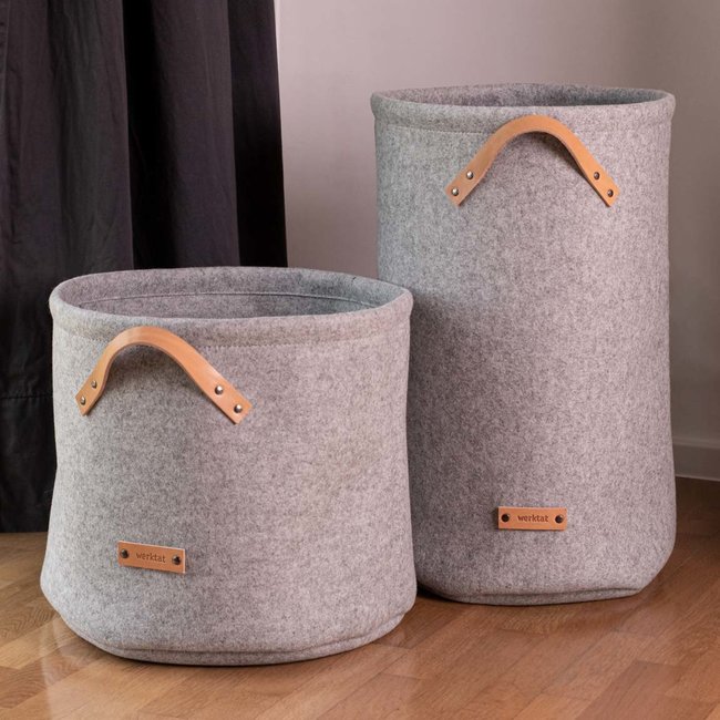 Large felt basket, laundry bin