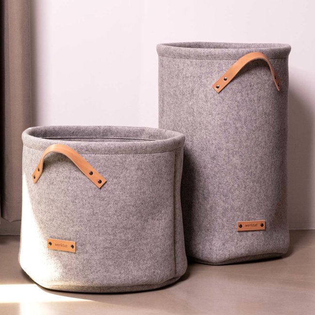 Large felt basket, laundry bin