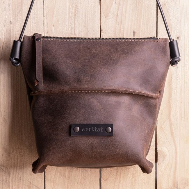 Small leather crossbody bag