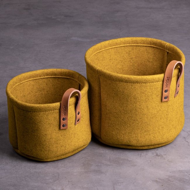 storage basket felt round