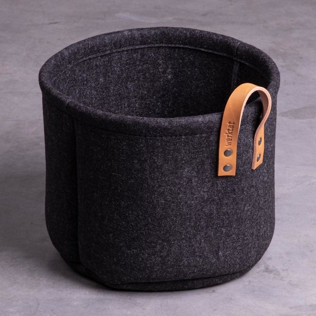 storage basket felt round