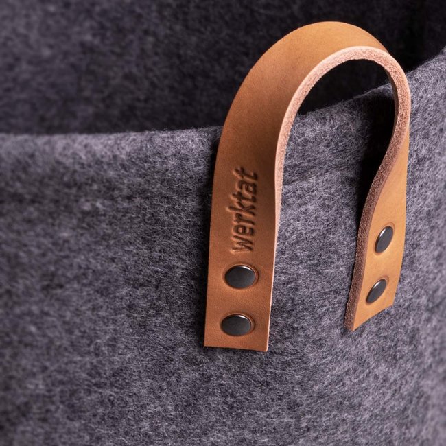 storage basket felt round