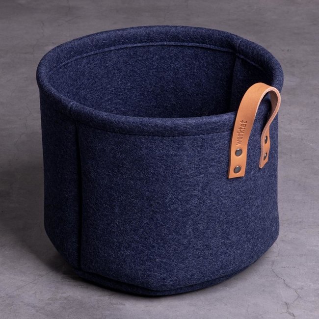 storage basket felt round