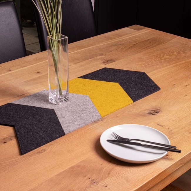Diamond coaster in felt