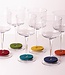 Glasmarker für Wein- & Sektgläser, Rosette aus Filz