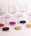 Glasmarker für Wein- & Sektgläser, Rosette aus Filz WINE CHARMS