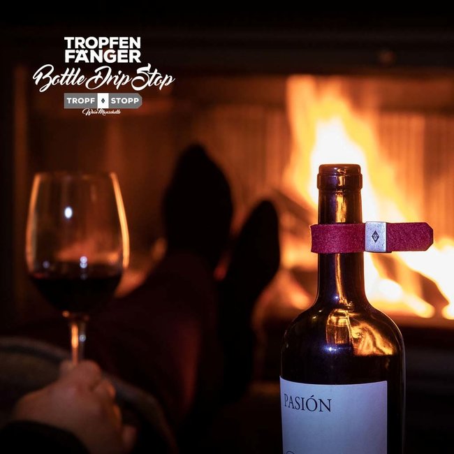 Drip stop for wine bottles: DROP STOPPER