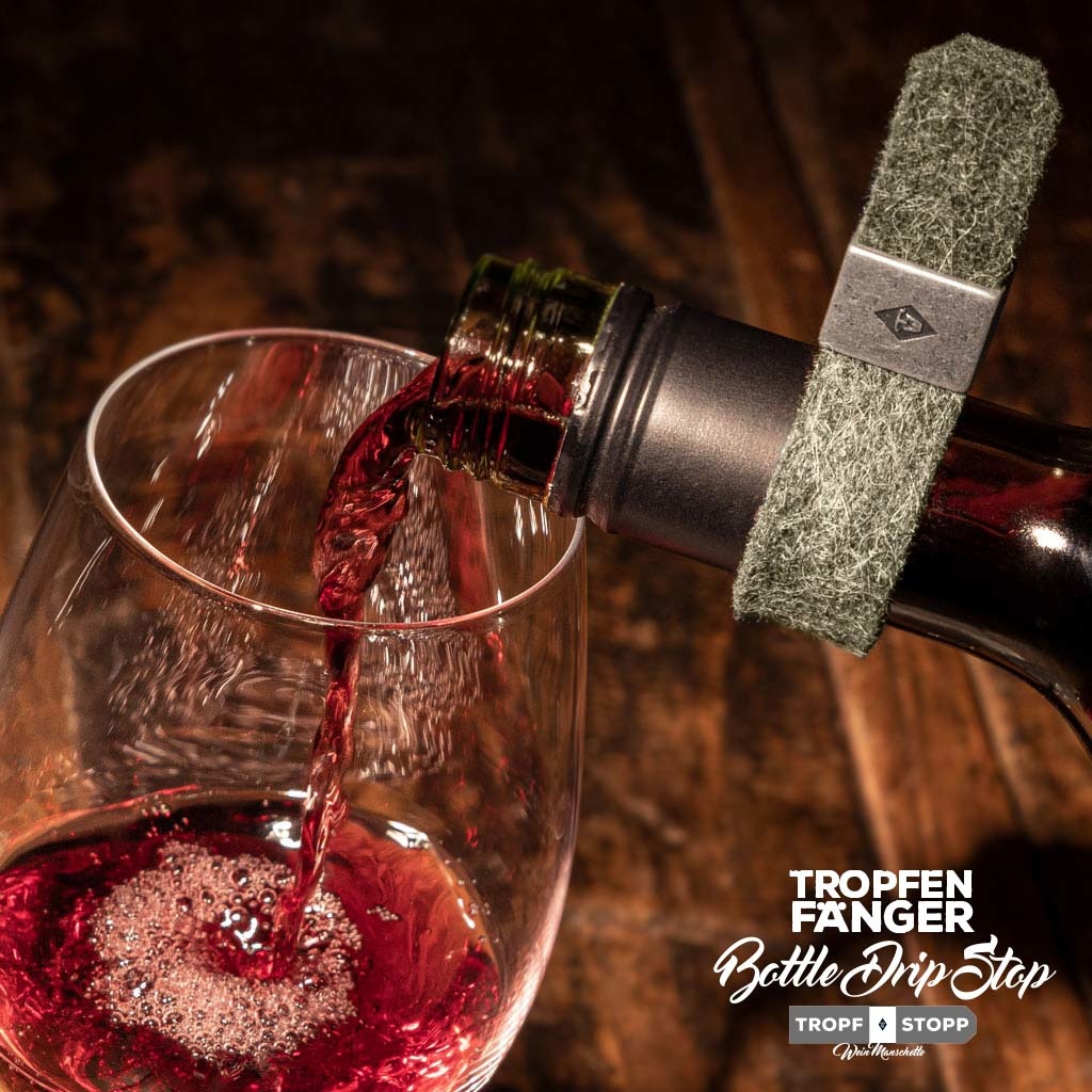 Drip stop for wine bottles DROP STOPPER werktat