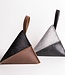Door sack in leather & felt – heavy stopper for the floor