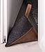 Door sack in leather & felt – heavy stopper for the floor