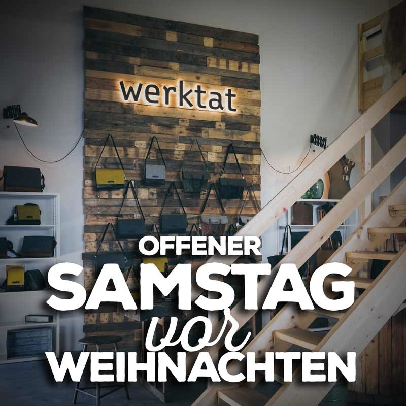 Offener Samstag vor Weihnachten bei werktat