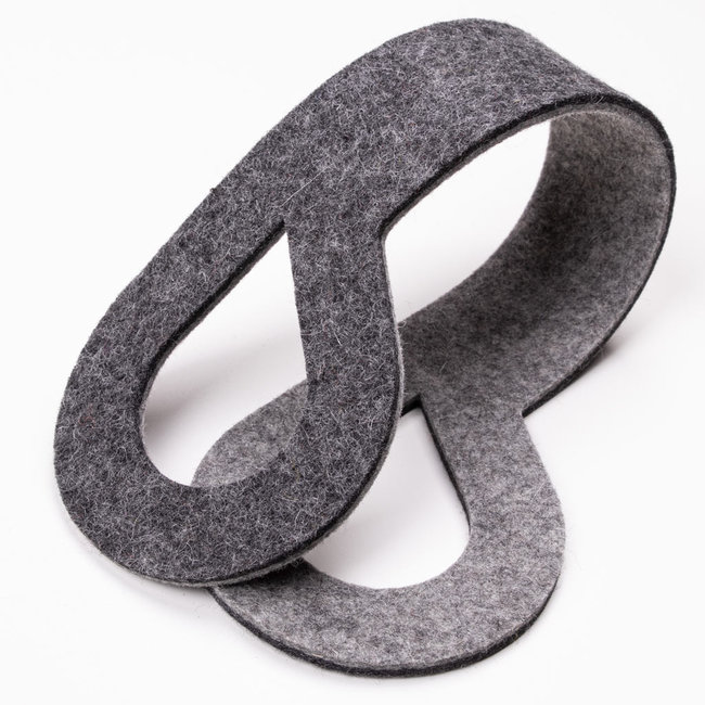 Door buffer handle of felt