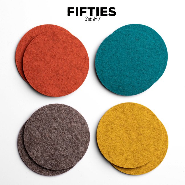 coasters felt colorful
