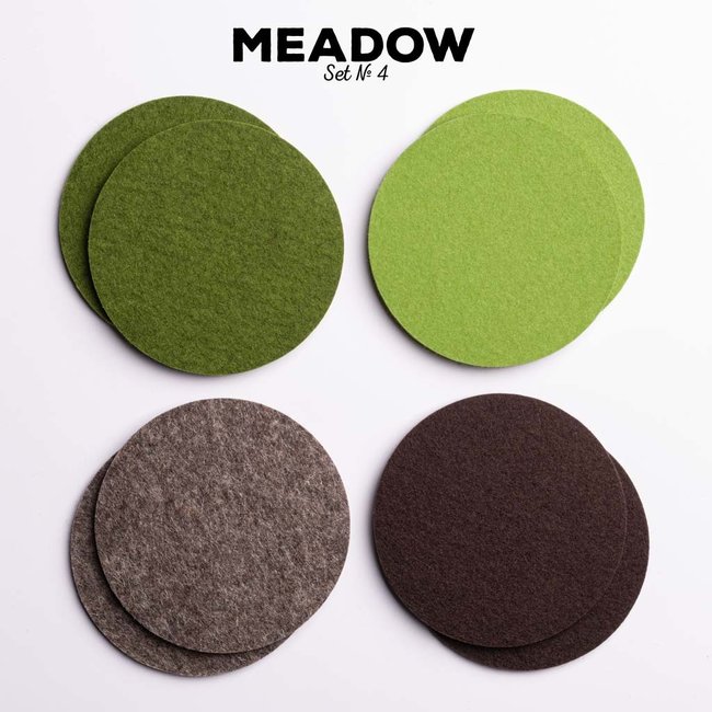 Untersetzer Filz bunt