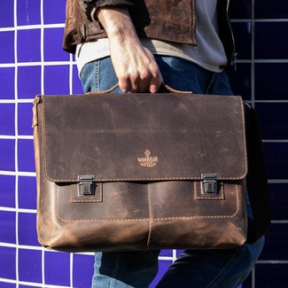 Briefcase leather