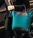 fashionable women's bag felt with leather RONJA