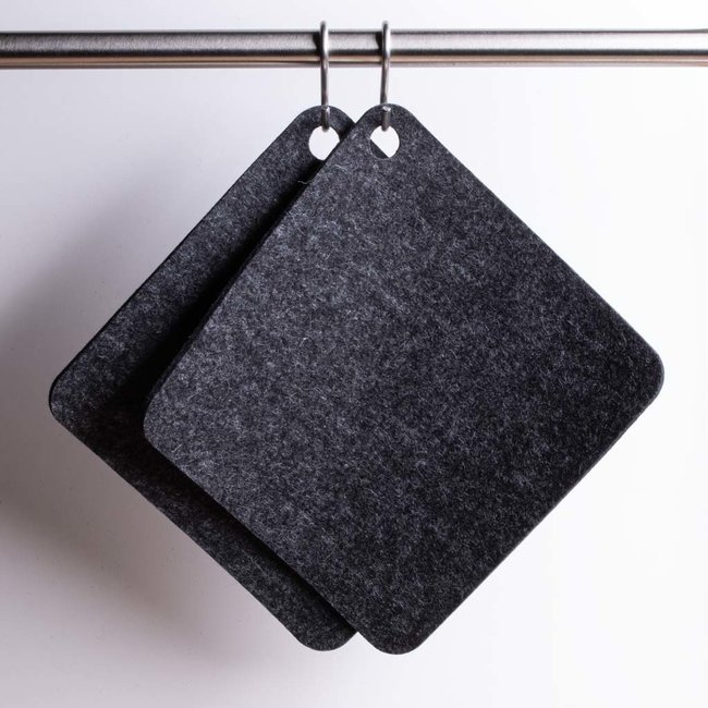 potholder of felt set of 2