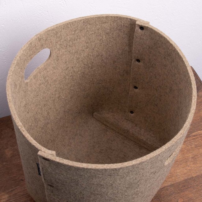 paper basket of felt