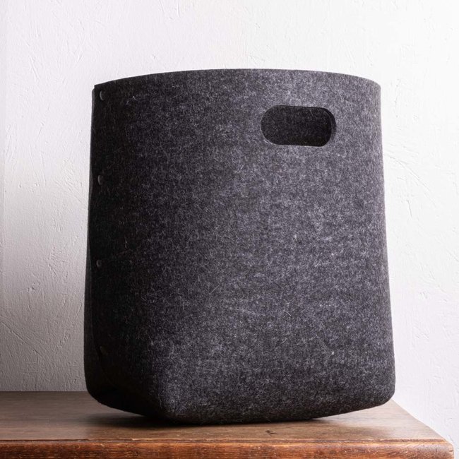 paper basket of felt